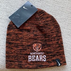 Nike Northwest Bears Unisex Adult Beanie Orange Black Camo Stock Hat Cap